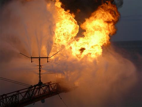 Flare boom in Kazakhstan photo by Paul Goodwin